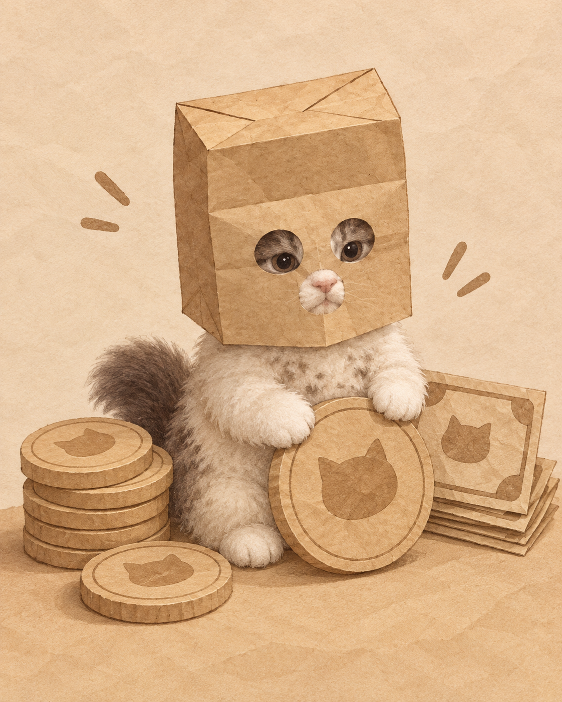 Anonymous Michi tokenomics illustration
